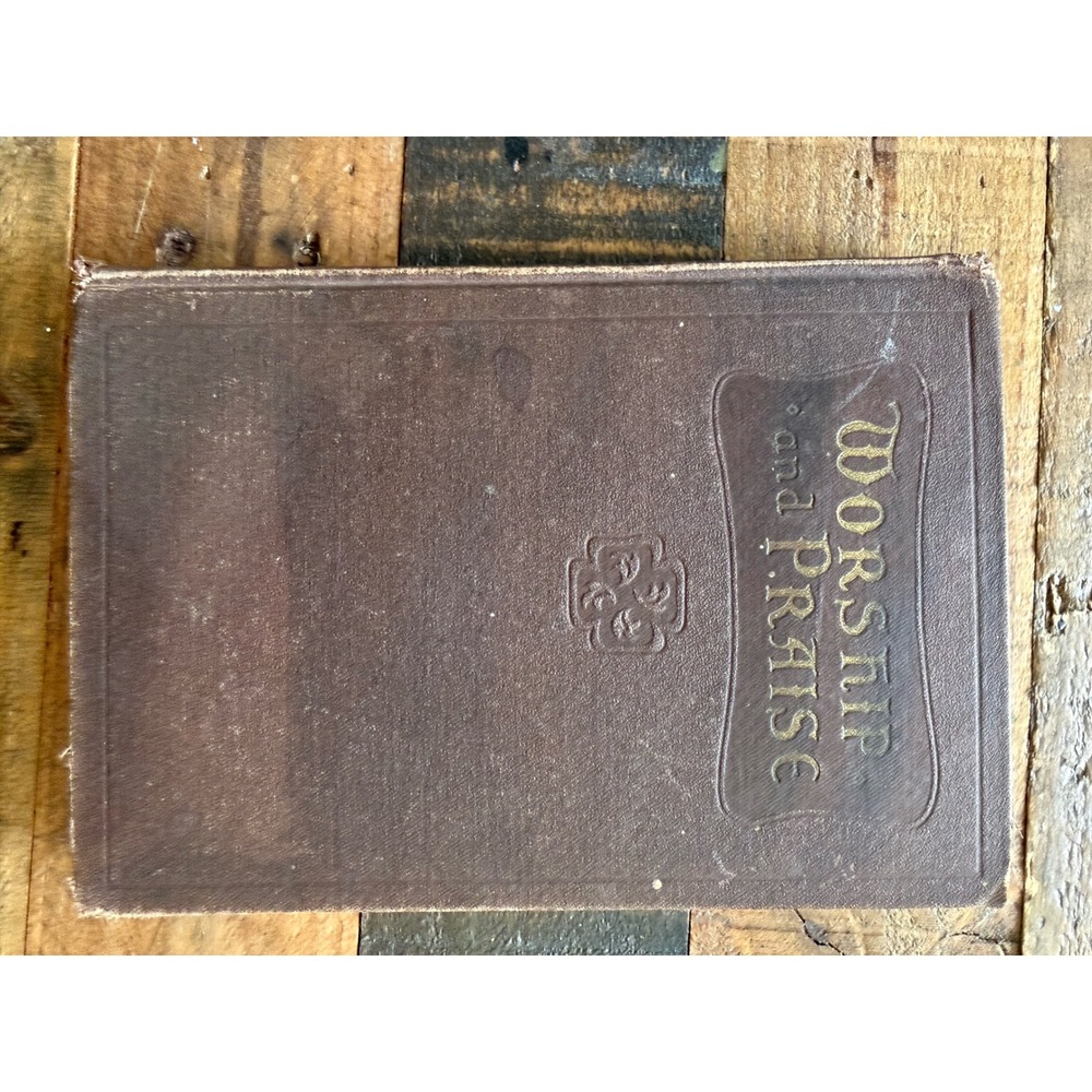 Vintage 1933 Worship and Praise Hymnal Hope Publishing Church Sunday School Book